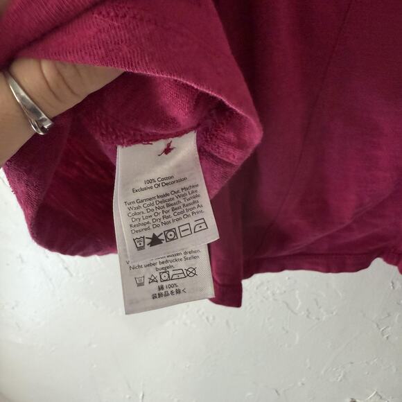 Eddie Bauer Shirt Y2k Small Pink Button Front Long Sleeve 100% Cotton Button Up - Picture 5 of 8